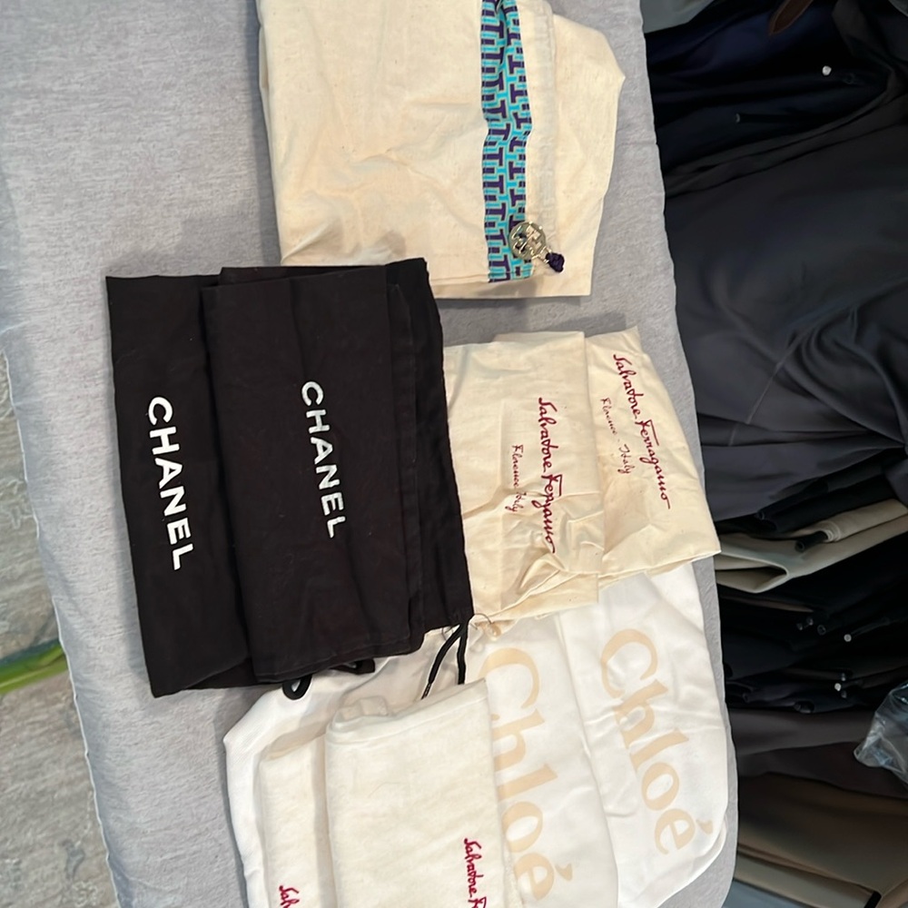 Designer shoe bags